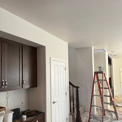 Interior Prep & Paint — Cabinet Area